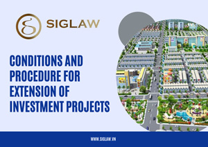 Conditions and procedure for extension of investment project