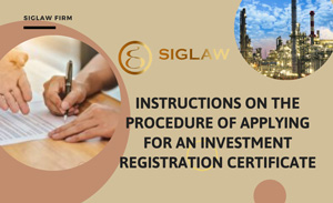 Instructions on the Procedure of applying for an Investment Registration Certificate