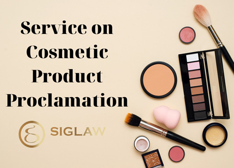 Provide consultation on Cosmetic Product Proclamation 
