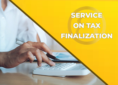 Provide consultation on Tax finalization 