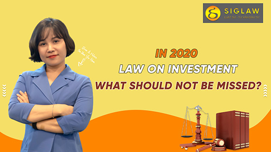 What are the highlights of Investment Law 2020?